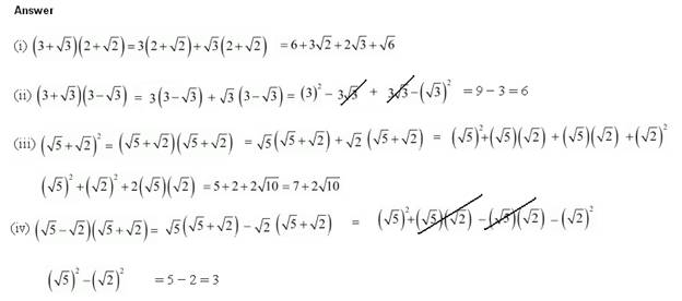 class 9 Number System Maths ncert solutions